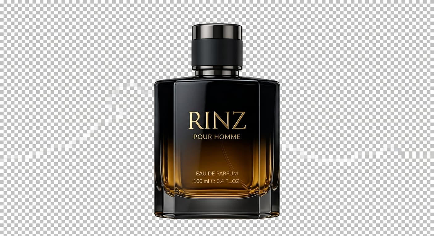 The Pour Homme elegant flacon